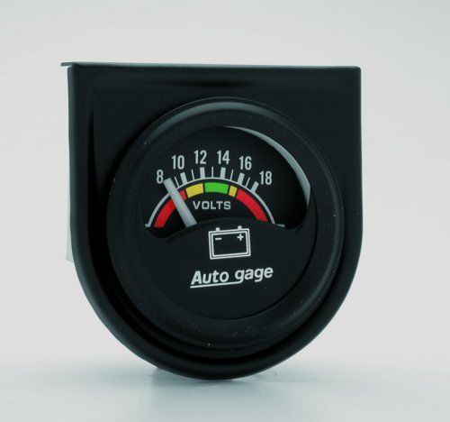 AutoMeter AU2356 Auto Gage 1-1/2" Volt Gauge In Single Console 8-18 Volts