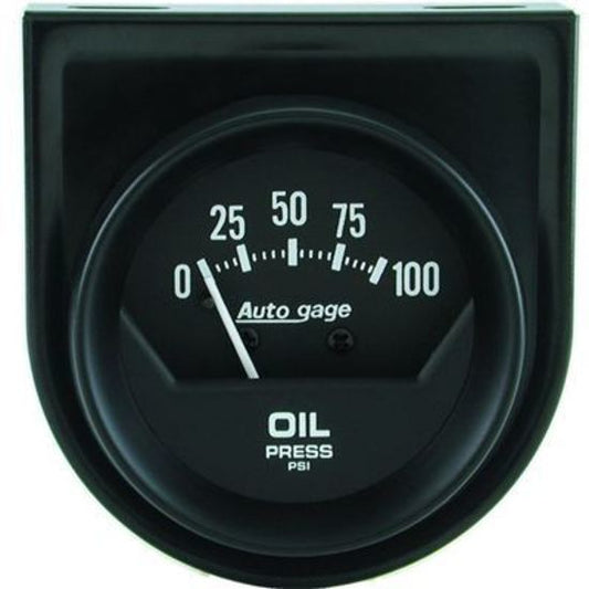 AutoMeter AU2360 Gauge Auto Gage Oil Pressure 0-100 PSI 2-1/16" Analog Mech