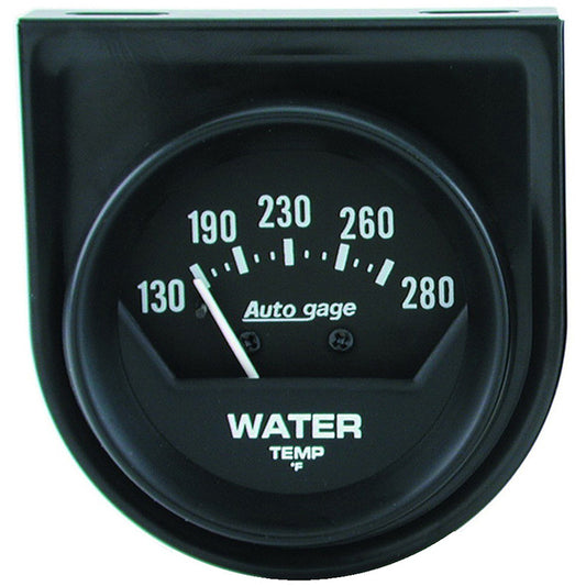 AutoMeter AU2361 Auto Gage Water Temperature Gauge 2-1/16" Mech Individual Console 130-280¶øF