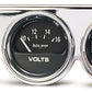 AutoMeter AU2399 Auto Gage Three-Gauge Chrome Console 2-5/8" Mech Oil Pressure Water Temperature Voltmeter