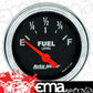 AutoMeter AU2516 Traditional Chrome Fuel Level Gauge 2-1/16" Short Sweep Elec 240 OHMS Empty / 33 OHMS Full