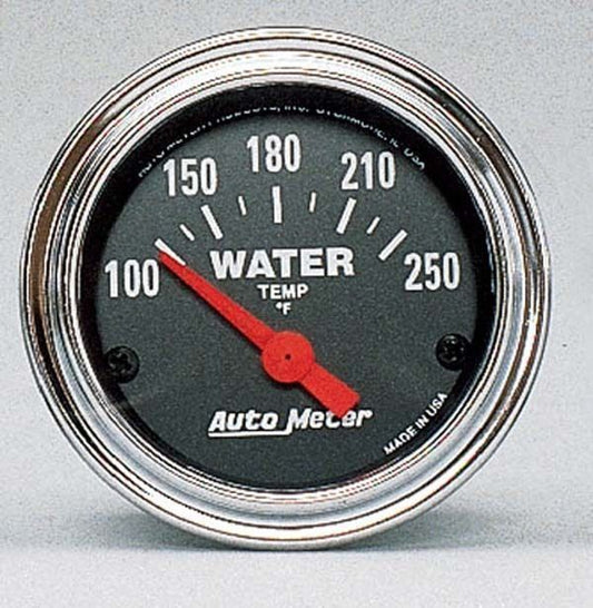 AutoMeter AU2532 Traditional Chrome 2-1/16" Water Temperature Gauge 100-250¶øF