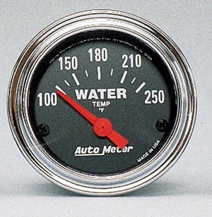 AutoMeter AU2532 Traditional Chrome 2-1/16" Water Temperature Gauge 100-250¶øF