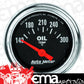 AutoMeter AU2543 Traditional Chrome Oil Temperature Gauge 2-1/16" Short Sweep Elec 140-300Ç÷F