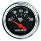 AutoMeter AU2543 Traditional Chrome Oil Temperature Gauge 2-1/16" Short Sweep Elec 140-300Ç÷F