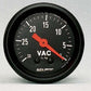 AutoMeter AU2610 Z-Series 2-1/16" Mech Vacuum Gauge 30 In.Hg