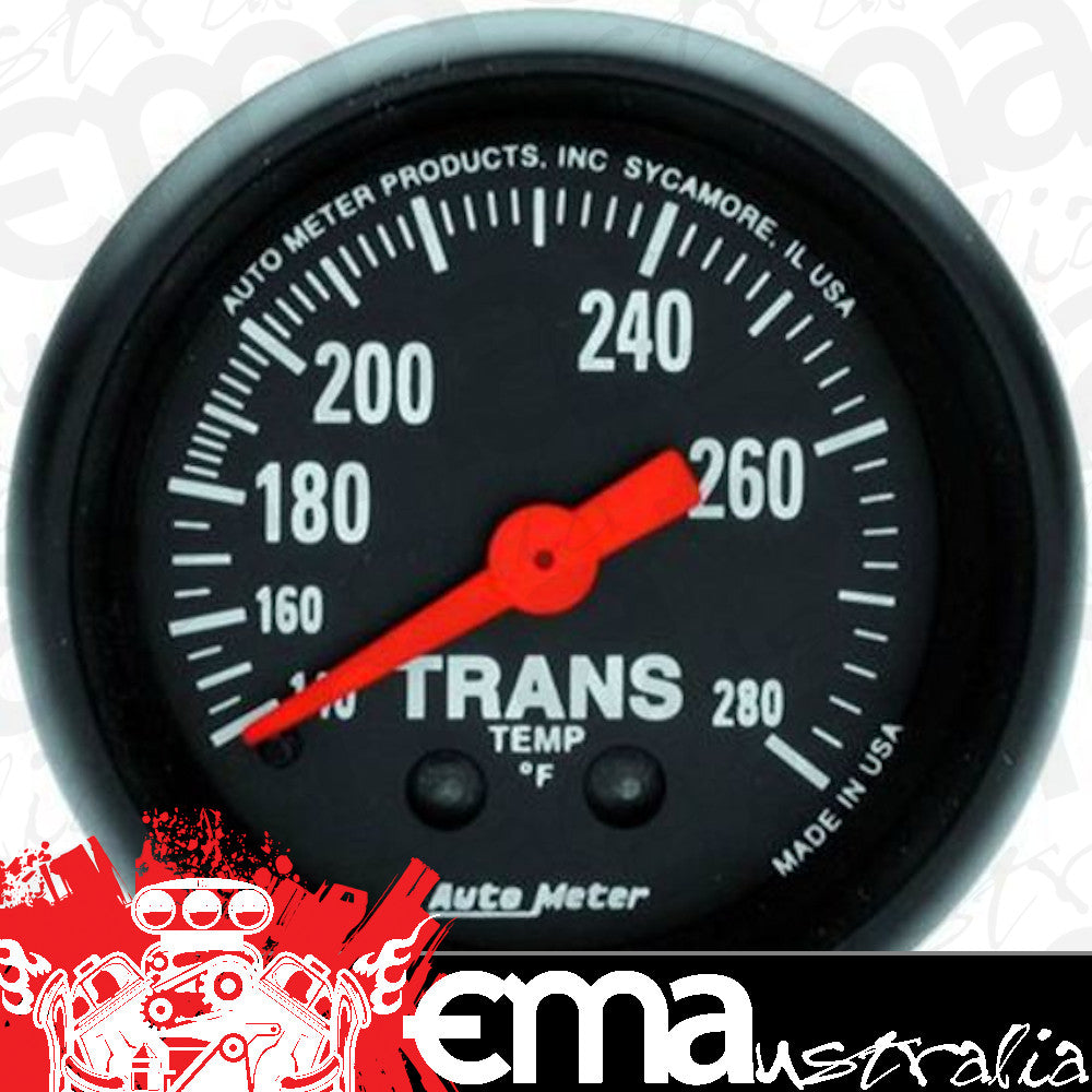 AutoMeter AU2615 Z-Series Transmission Temperature 140-280???ú F 2-1/16" Analog Mech