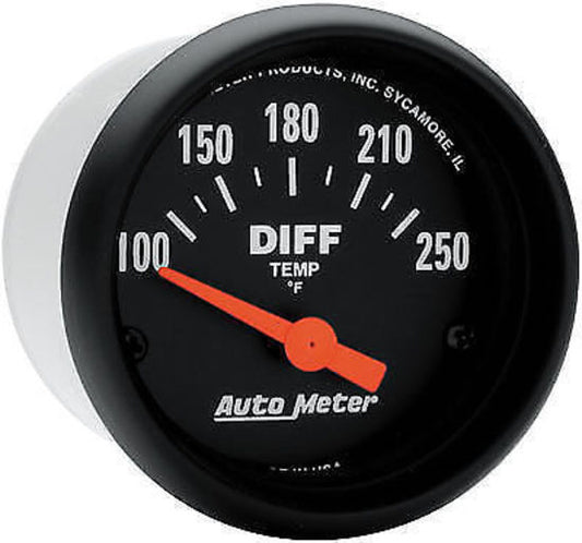 AutoMeter AU2636 Z-Series 2-1/16" Elec Differential Oil Temp Gauge 100-250¶øF