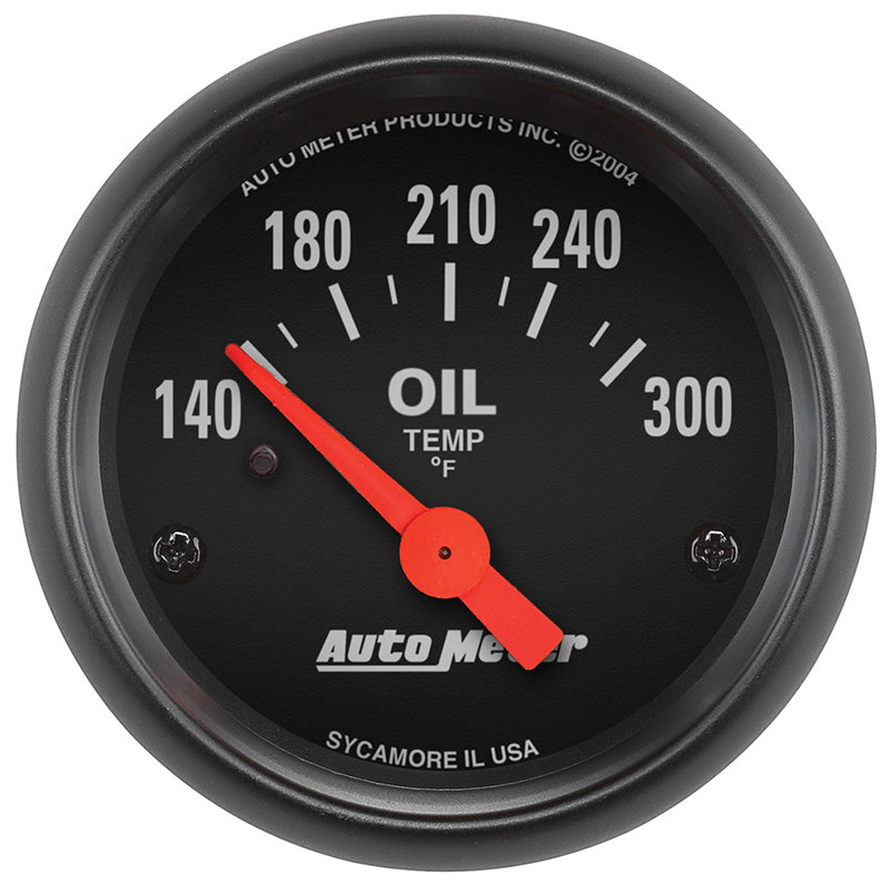 AutoMeter AU2639 Z-Series Oil Temperature Gauge 2-1/16" Short Sweep Elec 140-300¶øF