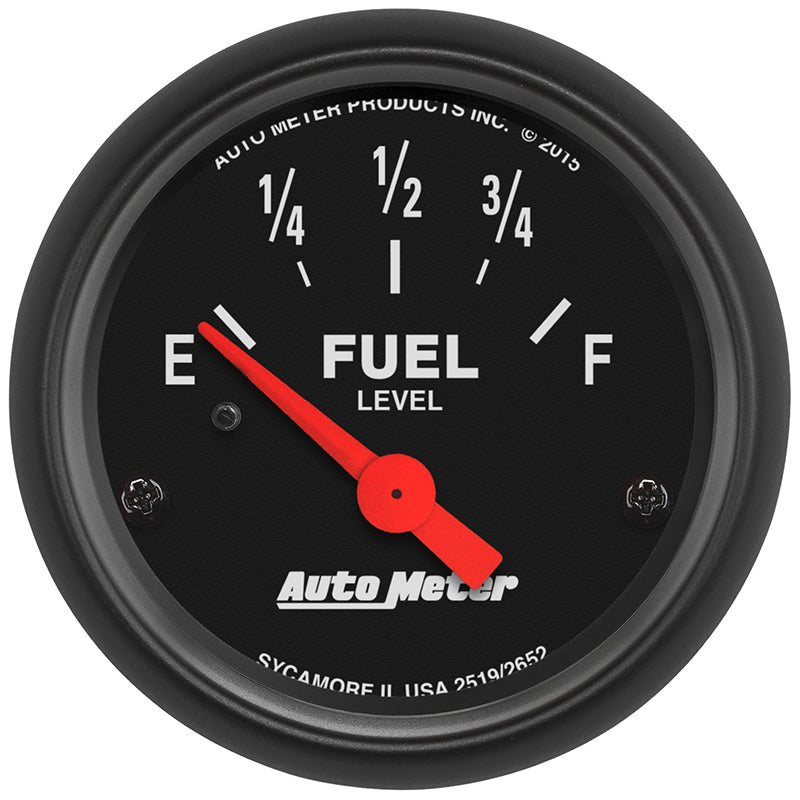 AutoMeter AU2652 Z-Series 2-1/16" Fuel Level Gauge
