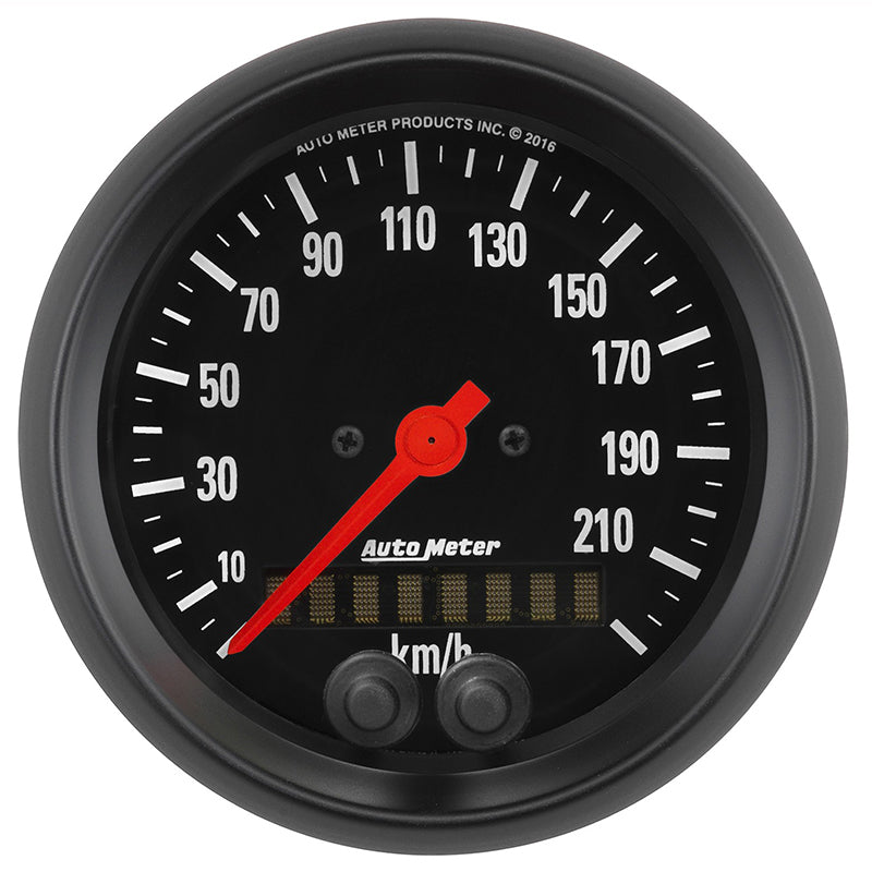 AutoMeter AU2680-M Z-Series 3-3/8" Programmable GPS Speedometer 0-225 KPH