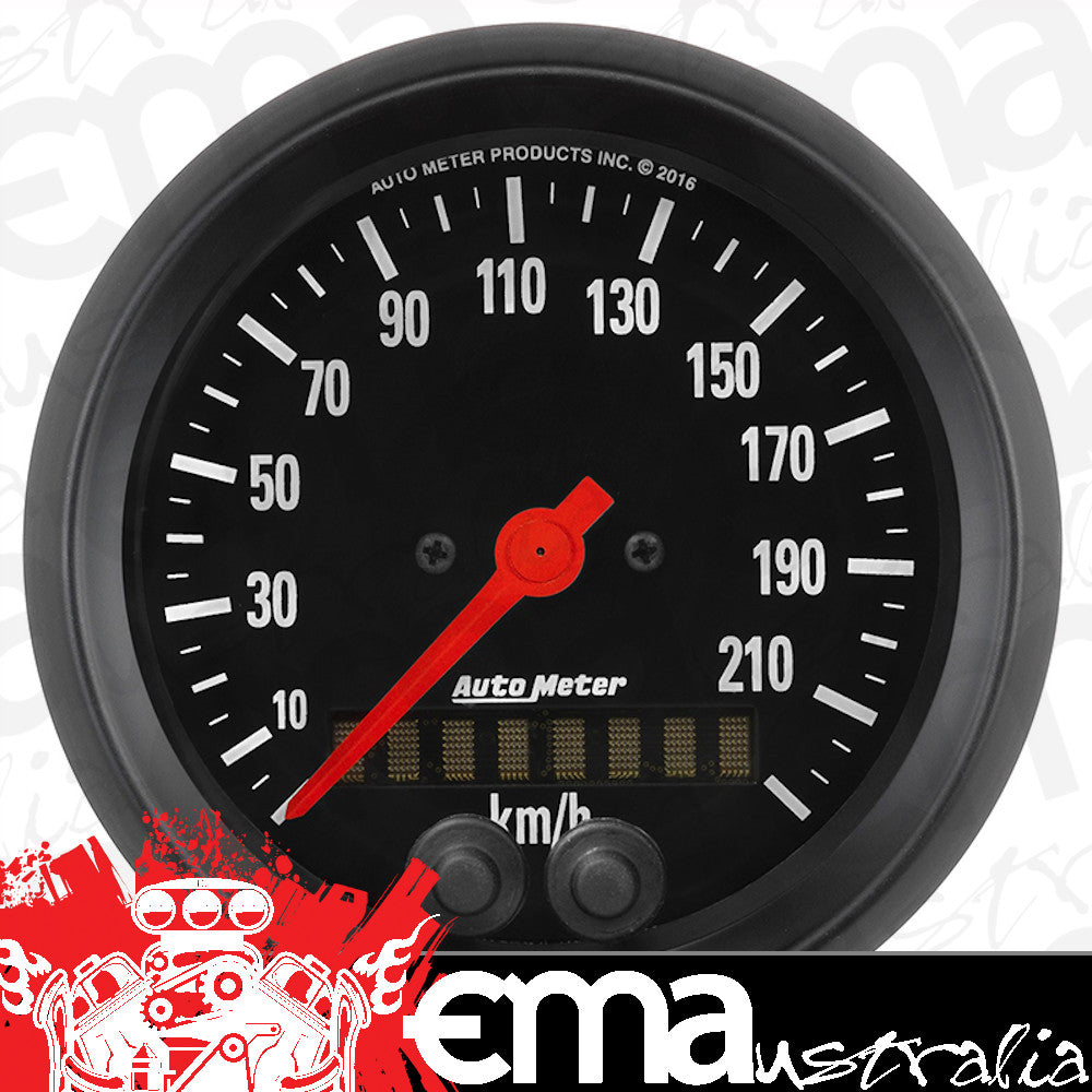 AutoMeter AU2680-M Z-Series 3-3/8" Programmable GPS Speedometer 0-225 KPH