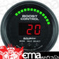 AutoMeter AU2681 Boost Controller Z-Series Dual Stage 0-30 PSI. Elecal 2-1/16" Black Face Black Bezel