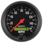 AutoMeter AU2688 Z-Series Speedometer 3-3/8" In-Dash Elecal Programmable 0-160 MPH