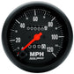 AutoMeter AU2692 Z-Series Speedometer 3-3/8" In-Dash Mech 0-120 MPH