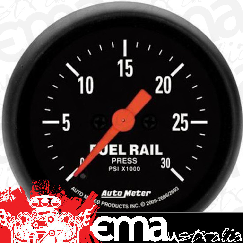AutoMeter AU2693 Z-Series Fuel Pressure Gauge 2-1/16" 0 - 30,000 PSI Full Sweep Elec