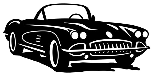 EMA-PC-026 59 Corvette Plasma Cut Sign 56cm x 28cm