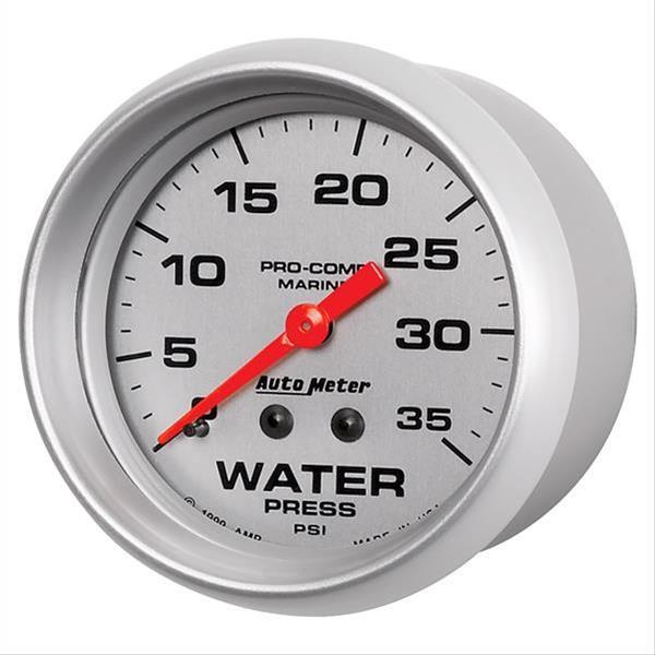 AutoMeter AU200773-33 Pro-Comp Marine Water Pressure 2-1/16" Analog Gauge