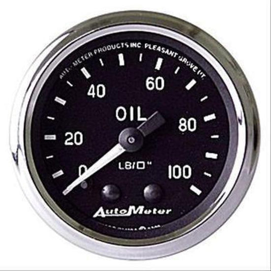 AutoMeter AU201006 Cobra 2-1/16" Mech Oil Pressure Gauge 0-100 PSI