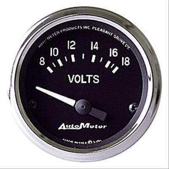 AutoMeter AU201009 Cobra 2-1/16" Elec Voltmeter 8-18 Volts