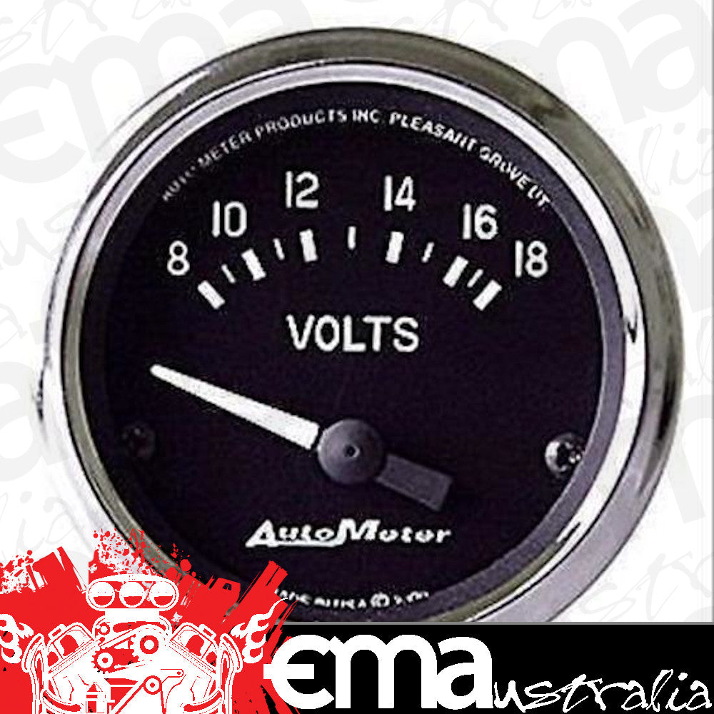 AutoMeter AU201009 Cobra 2-1/16" Elec Voltmeter 8-18 Volts