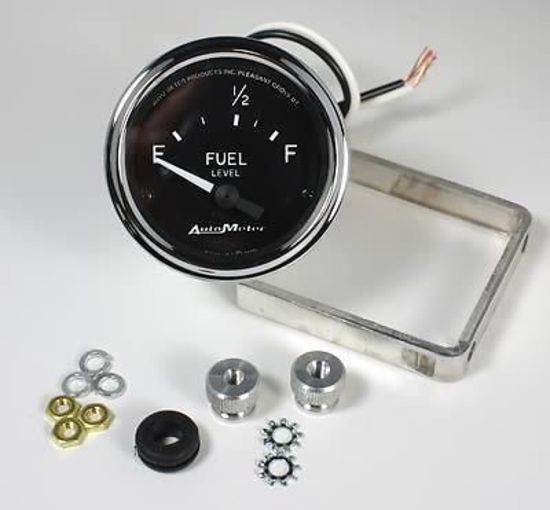 AutoMeter AU201975 Cobra 2-1/16" Elec Fuel Level Gauge 16-158 OHMS