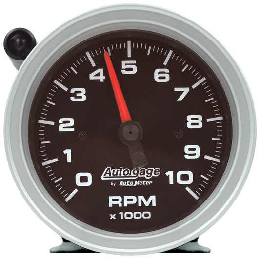 Auto Meter AU233908 Tachometer Autogage 0-10,000 rpm 3 3/4" Analog Electrical with Shift Light