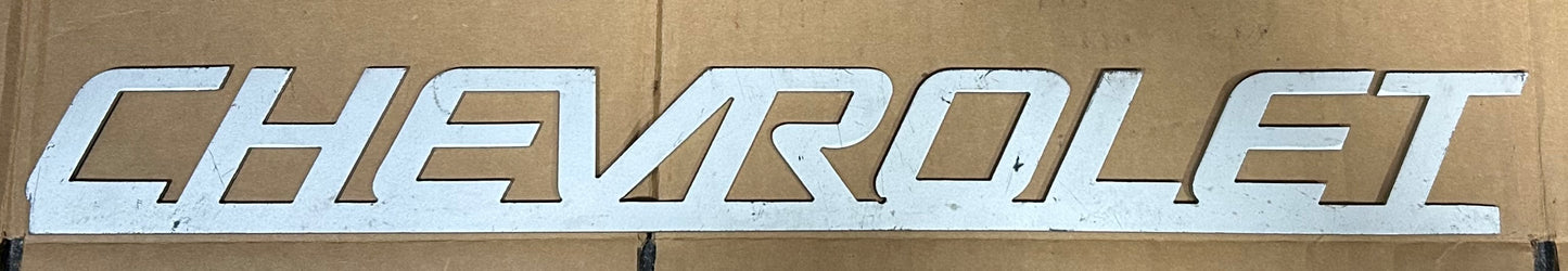 EMA-PC-027 Chevrolet Plasma Cut Sign 56cm x 7cm