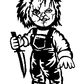 EMA-PC-028 Chucky Plasma Cut Sign 46cm x 83cm