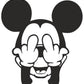 EMA-PC-029 Mickey Mouse Plasma Cut Sign 32cm x 34cm