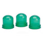 AutoMeter 3215 LIGHT BULB BOOTS, GREEN, QTY. 3