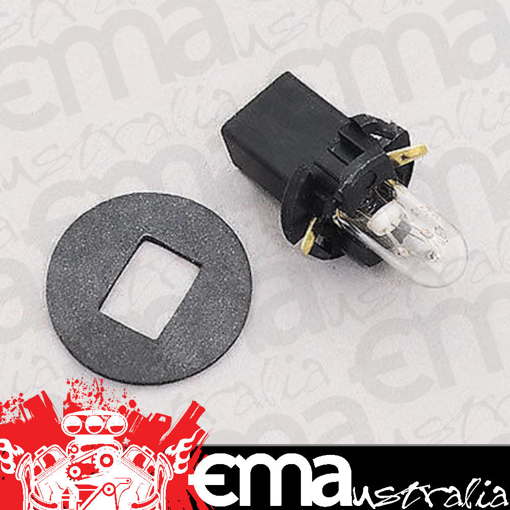 AutoMeter 3219 LIGHT BULB & SOCKET ASSY., T1-3/4 WEDGE, 1.3W, REPLACEMENT, FOR 5" MONSTER TACH