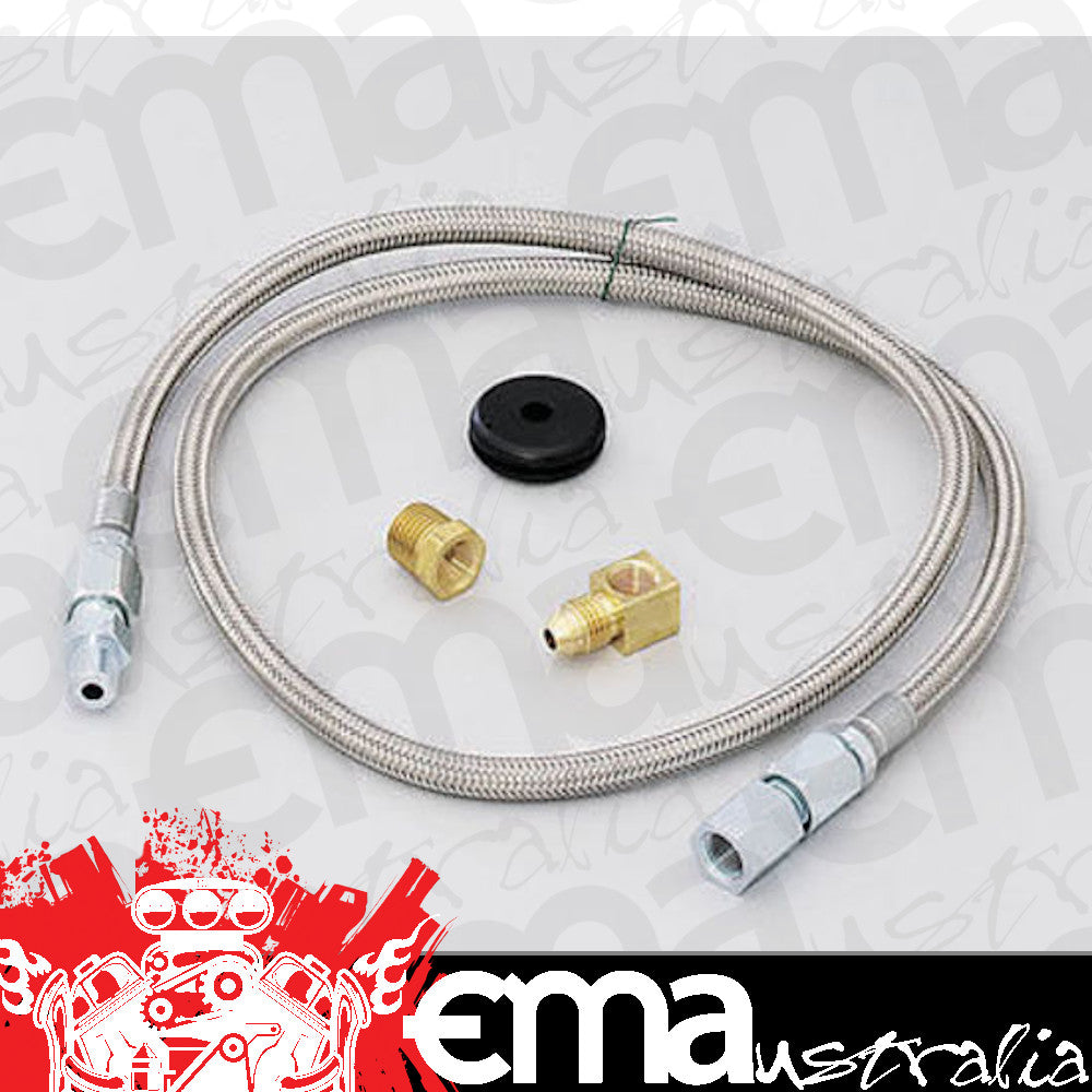 AutoMeter AU3227 3 Ft Stainless Braided Line Kit -4An