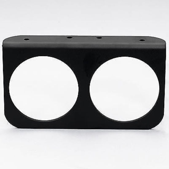AutoMeter AU3232 2X 2-5/8" Aluminium Gauge Panel Black