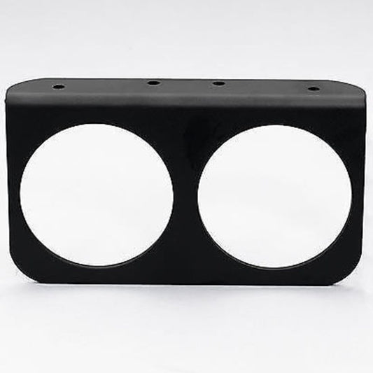 AutoMeter AU3232 2X 2-5/8" Aluminium Gauge Panel Black