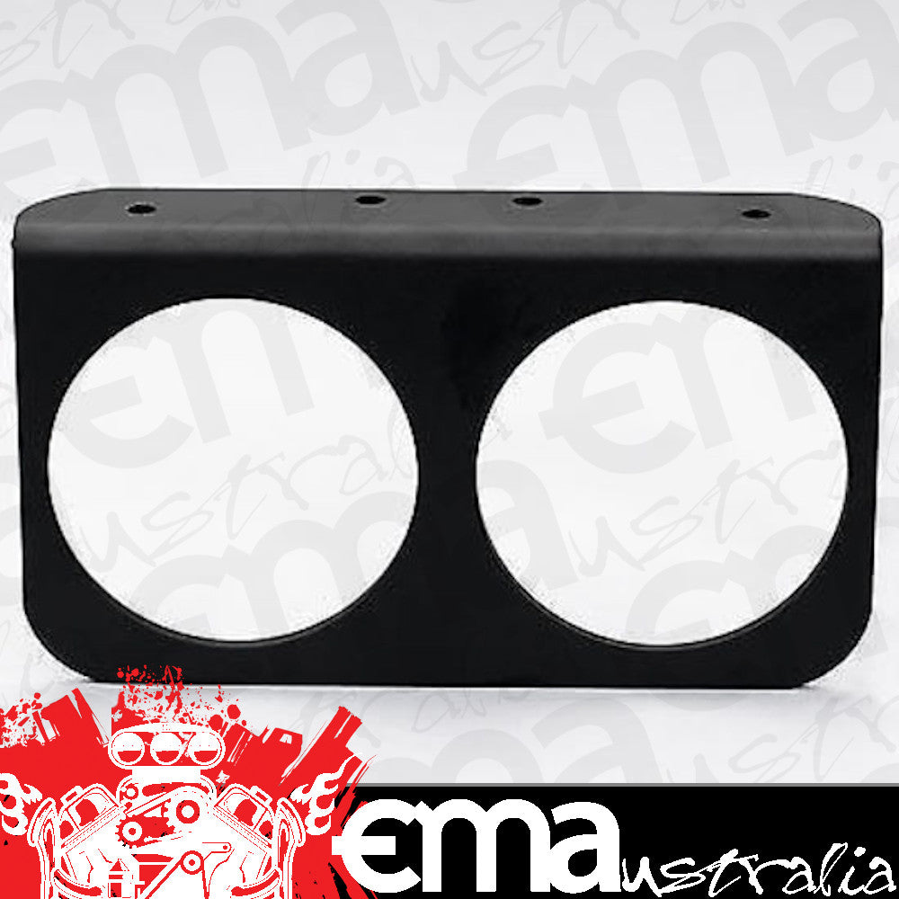 AutoMeter AU3232 2X 2-5/8" Aluminium Gauge Panel Black