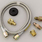 AutoMeter AU3234 Braided Stainless Steel Gauge Tubing Kit -3 An X 3Ft Long Hose