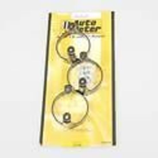 AutoMeter AU3245 2-5/8" Gauge Mounting Brackets Black Plastic Inc. Thumb Nuts