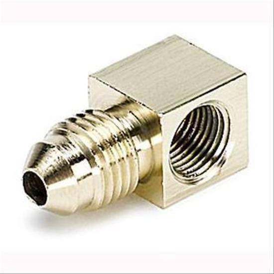 AutoMeter AU3271 Pressure Gauge Adaptor 1/8" Npt Female -4 Male Flare 90¶ø Au 3271