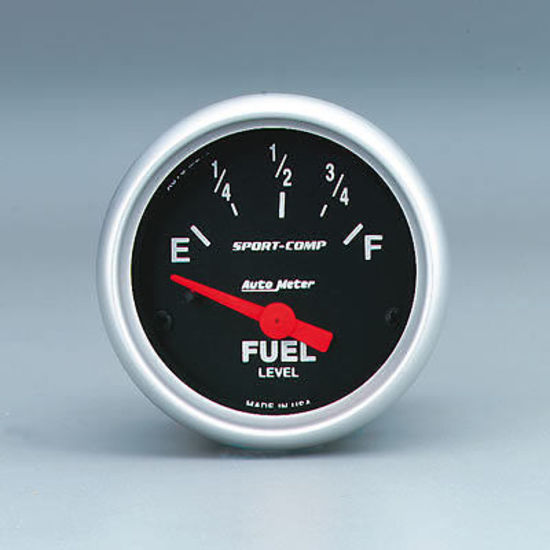 AutoMeter AU3314 Sport-Comp 2-1/16" Fuel Level Gauge Gm 0-90 OHMS