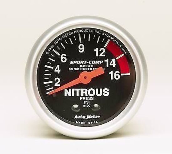 AutoMeter AU3328 Sport-Comp 2-1/16" Nitrous Gauge