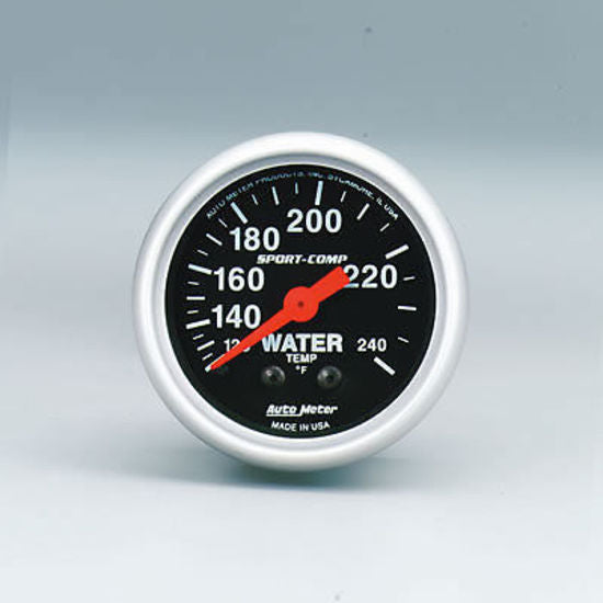 AutoMeter AU3332 Sport-Comp Water Temp Gauge 2-1/16"