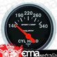 AutoMeter AU3336 Sport-Comp Cylinder Head Temp 140-340¶øF Gauge 2-1/16" Short Sweep