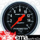 AutoMeter AU3343 Sport-Comp 2-1/16 Pyrometer Egt Gauge 0-1 600¶øF