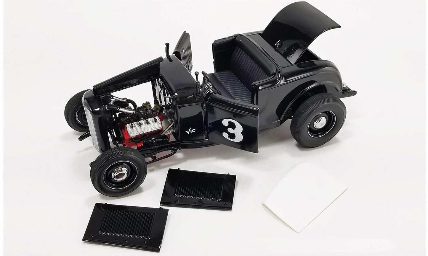 1:18 Scale, 1932 Ford Salt Flat Roadster #3, Vic Edelbrock, Acme Die-Cast Model, Each (AMM-A1805021)