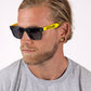 Haltech HT-309036 Novelty Sunglasses - Black and Yellow
