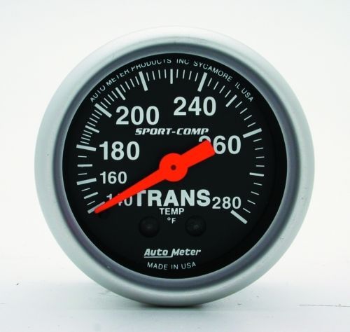AutoMeter AU3351 Sport-Comp 2-1/16" Trans Temp Gauge 140-280¶øF