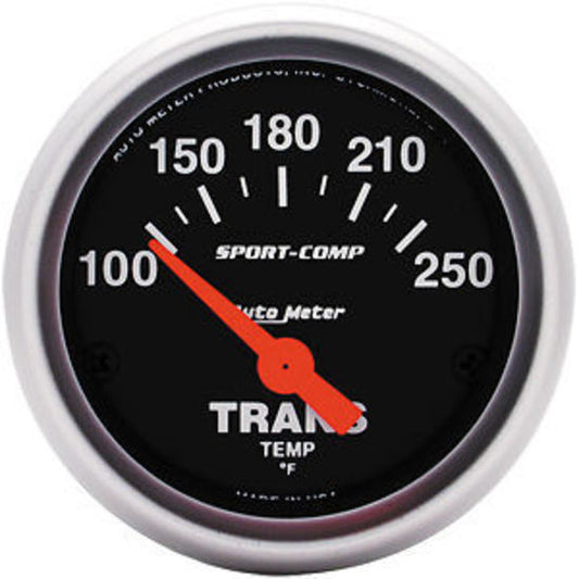 AutoMeter 3357 2-1/16" TRANSMISSION TEMPERATURE, 100-250 F, SPORT-COMP