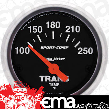 AutoMeter 3357 2-1/16" TRANSMISSION TEMPERATURE, 100-250 F, SPORT-COMP