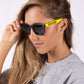 Haltech HT-309036 Novelty Sunglasses - Black and Yellow
